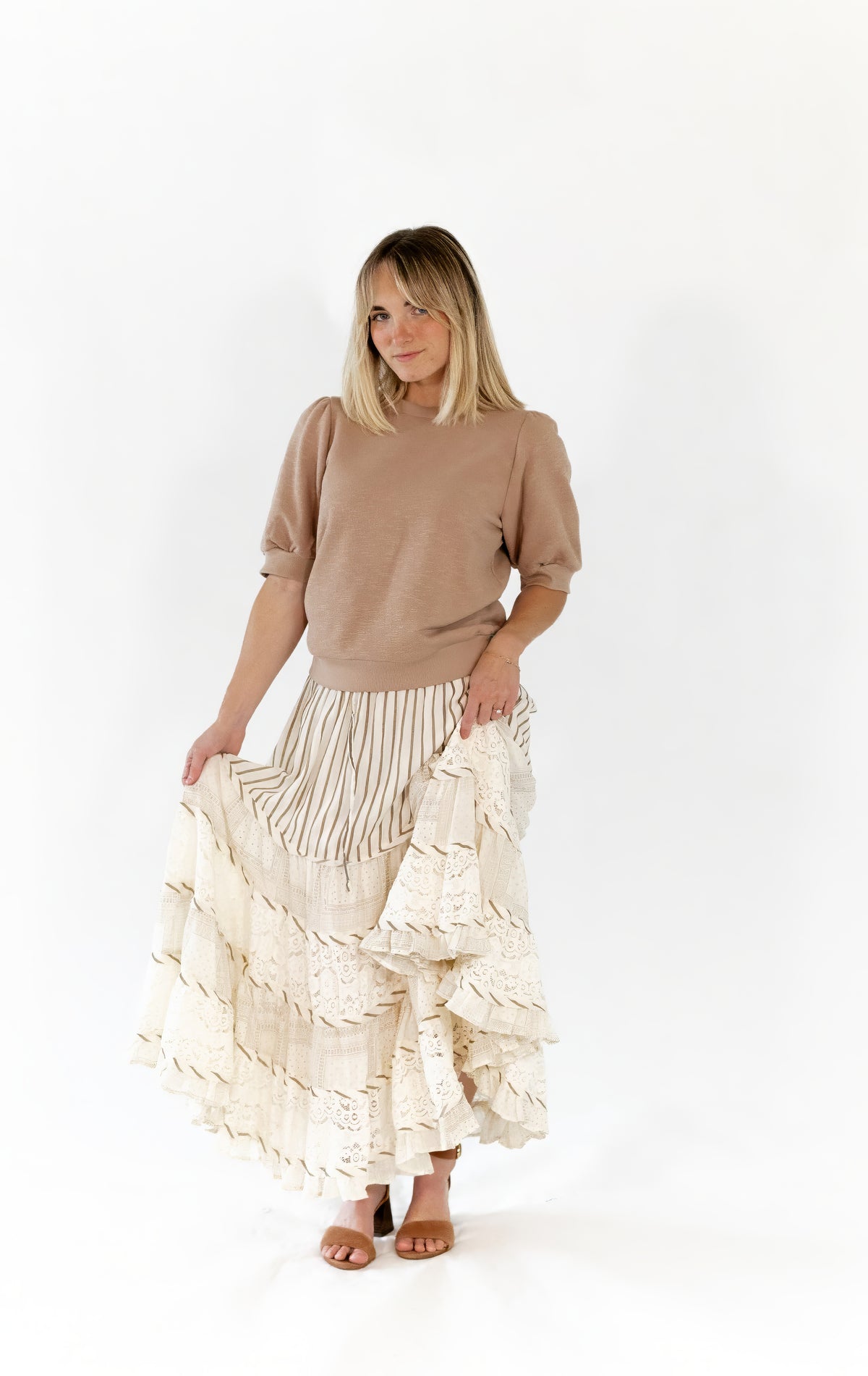 Stella Striped Skirt