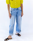 Manon Cuffed Denim