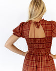 Joey Plaid Smocked Dress