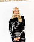 River Striped Knit Dress