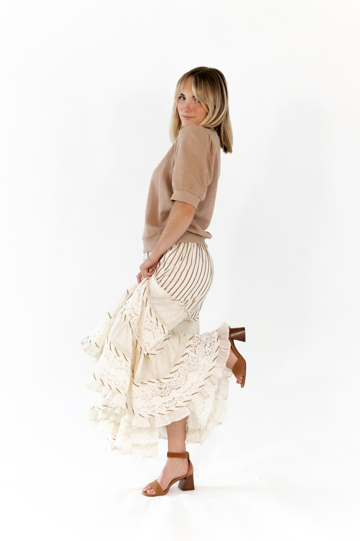 Stella Striped Skirt