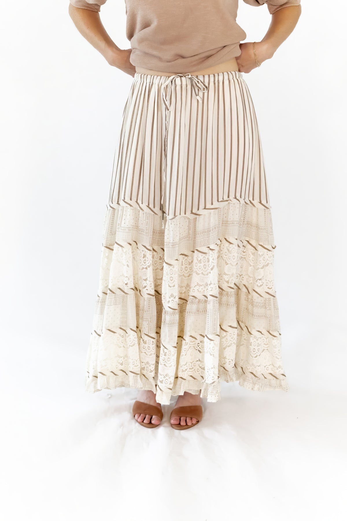 Stella Striped Skirt