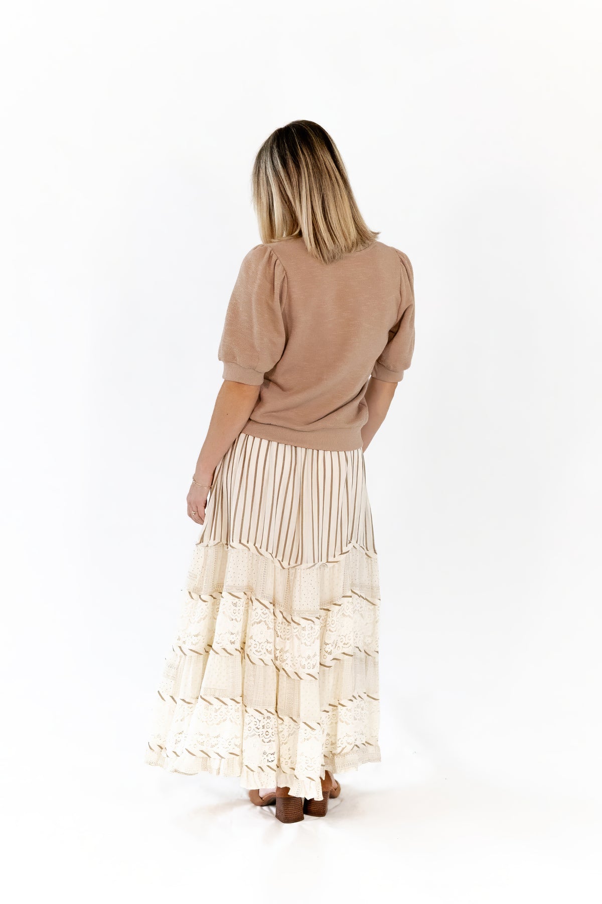 Stella Striped Skirt