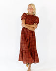 Joey Plaid Smocked Dress
