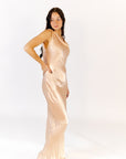 Cindy Satin Maxi Dress