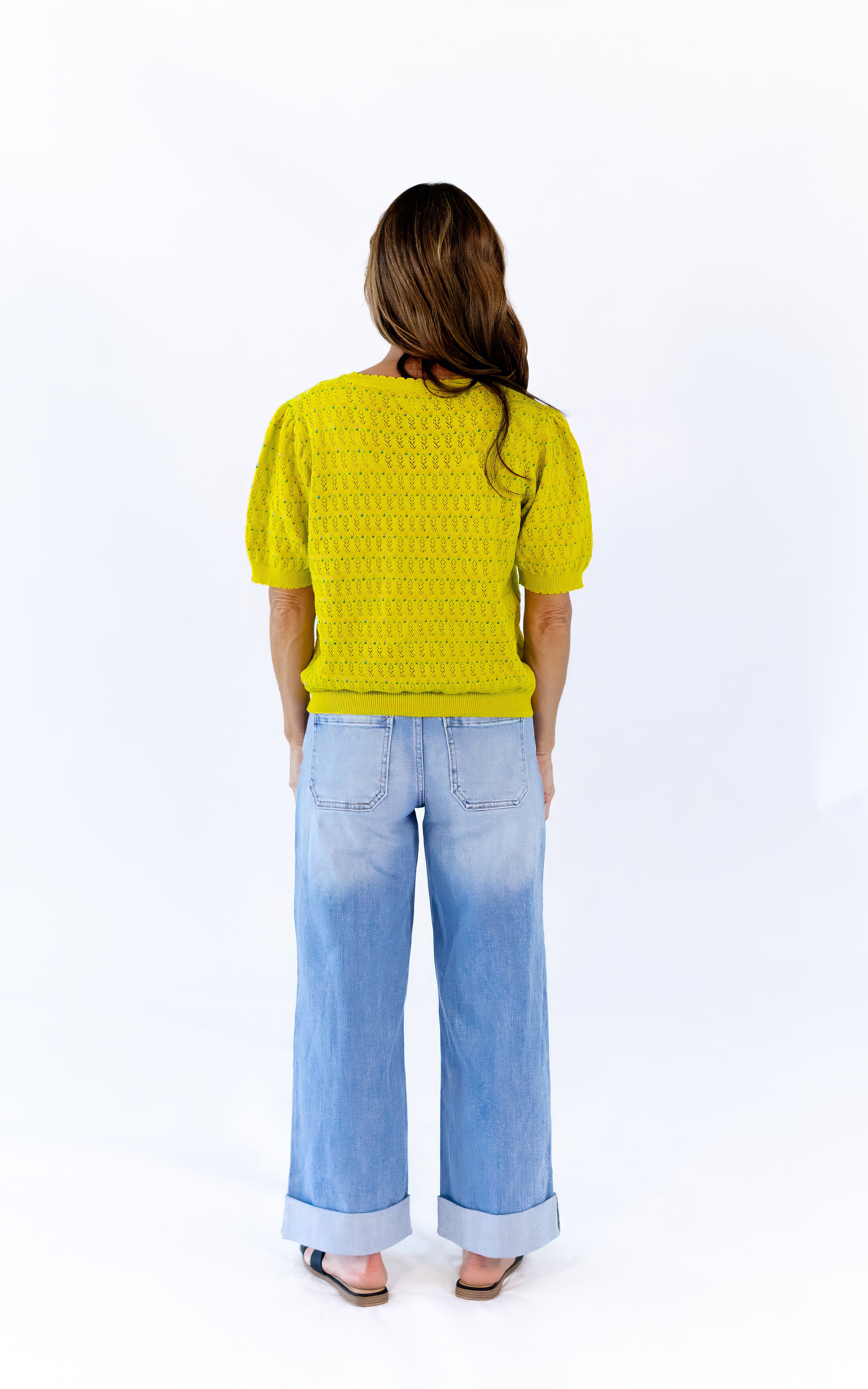 Manon Cuffed Denim
