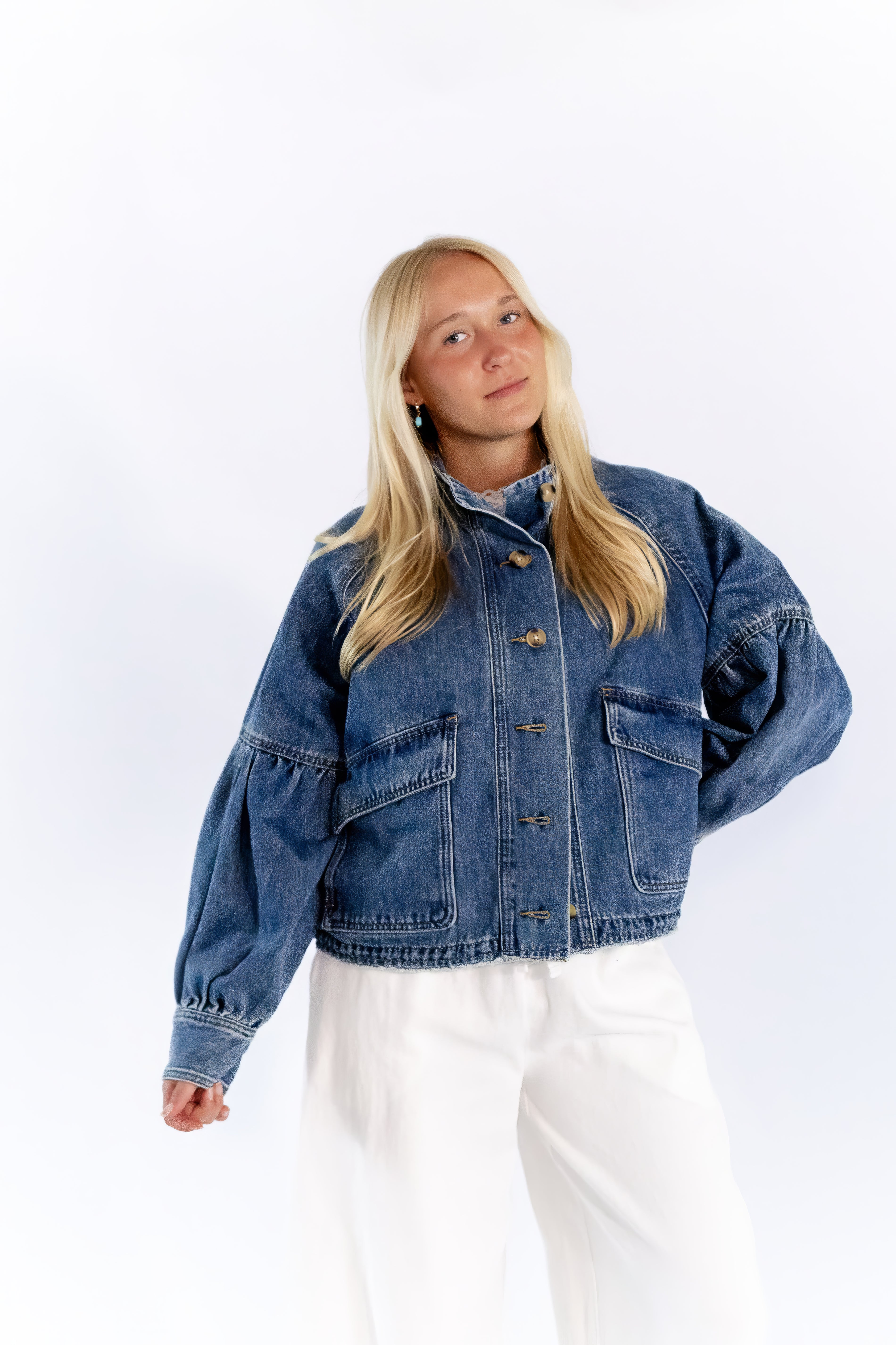 Gigi High Neck Jacket