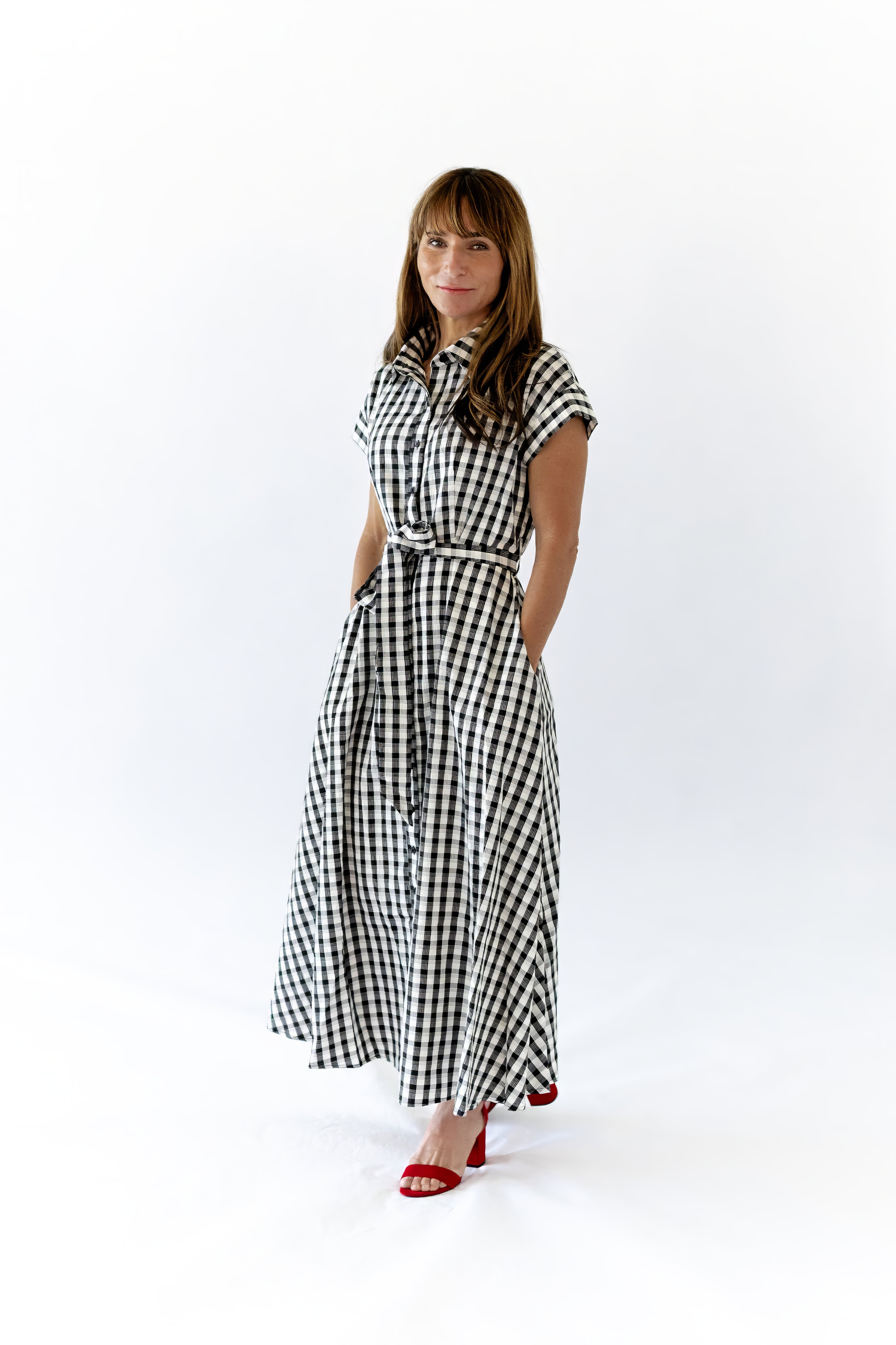 Joan Gingham Tie Waist Dress ⭐︎ Restocked