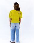 Anessa Pointelle Shirt · Lime