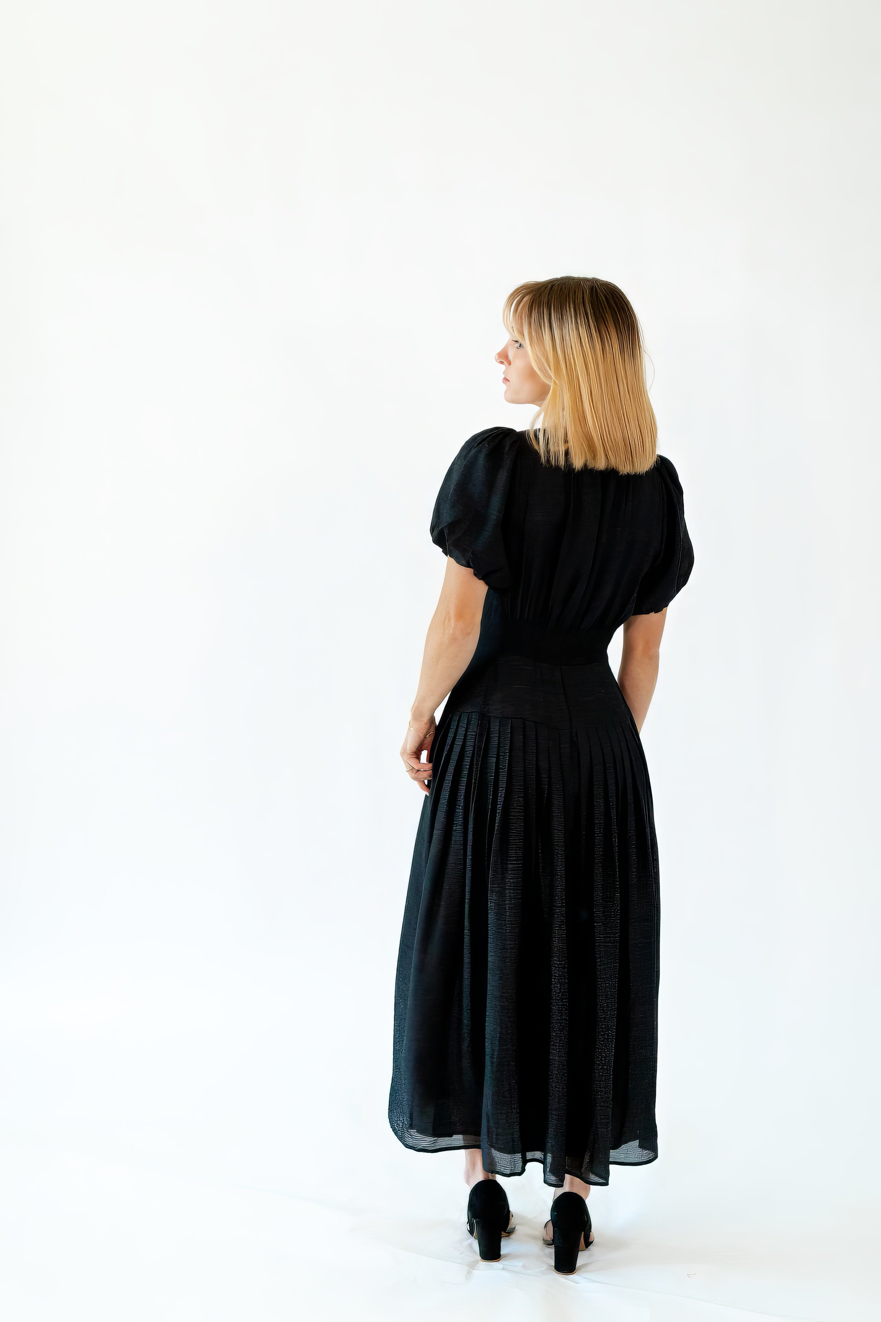 Indy Pleated Skirt Maxi Dress
