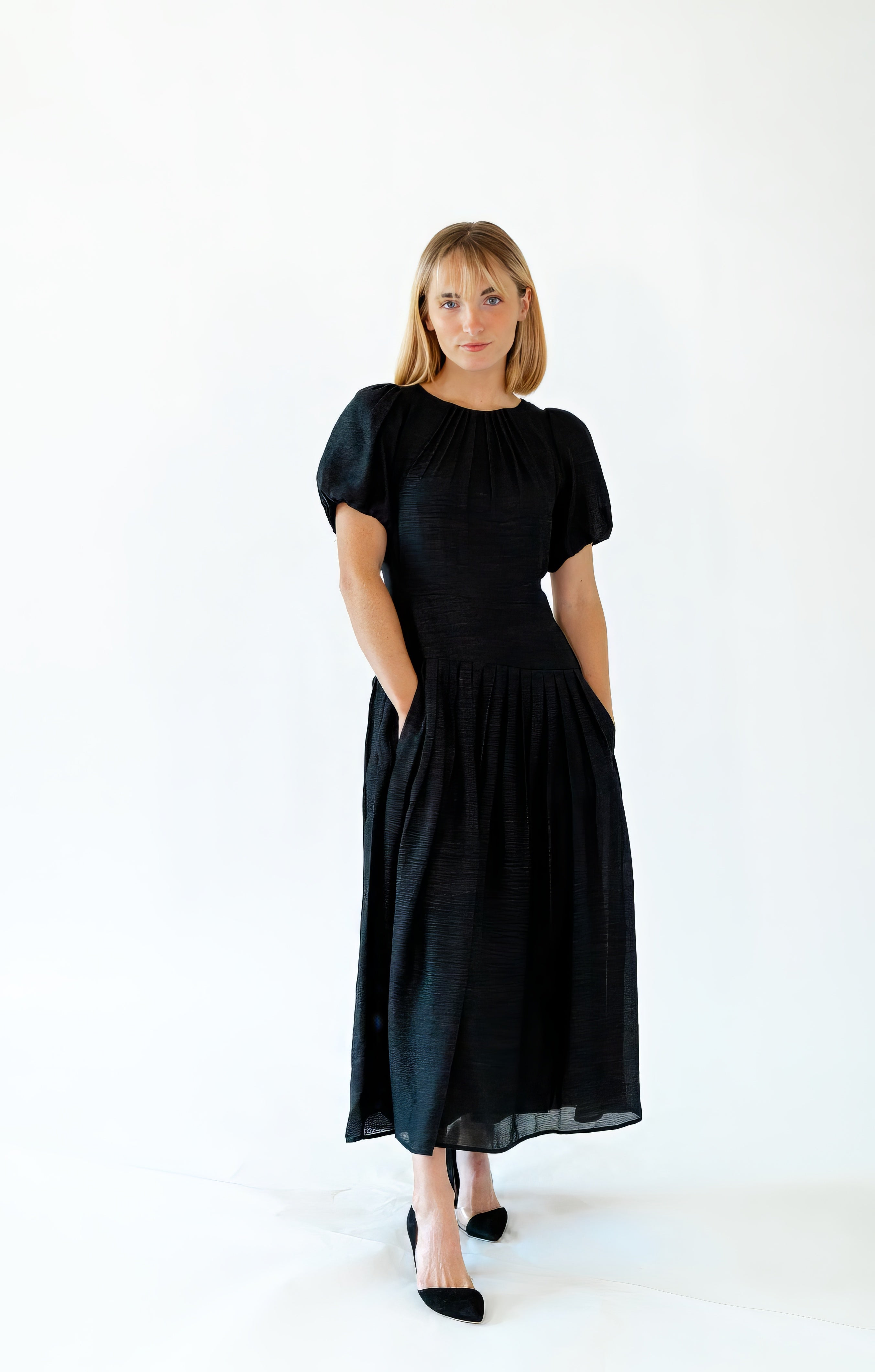Indy Pleated Skirt Maxi Dress
