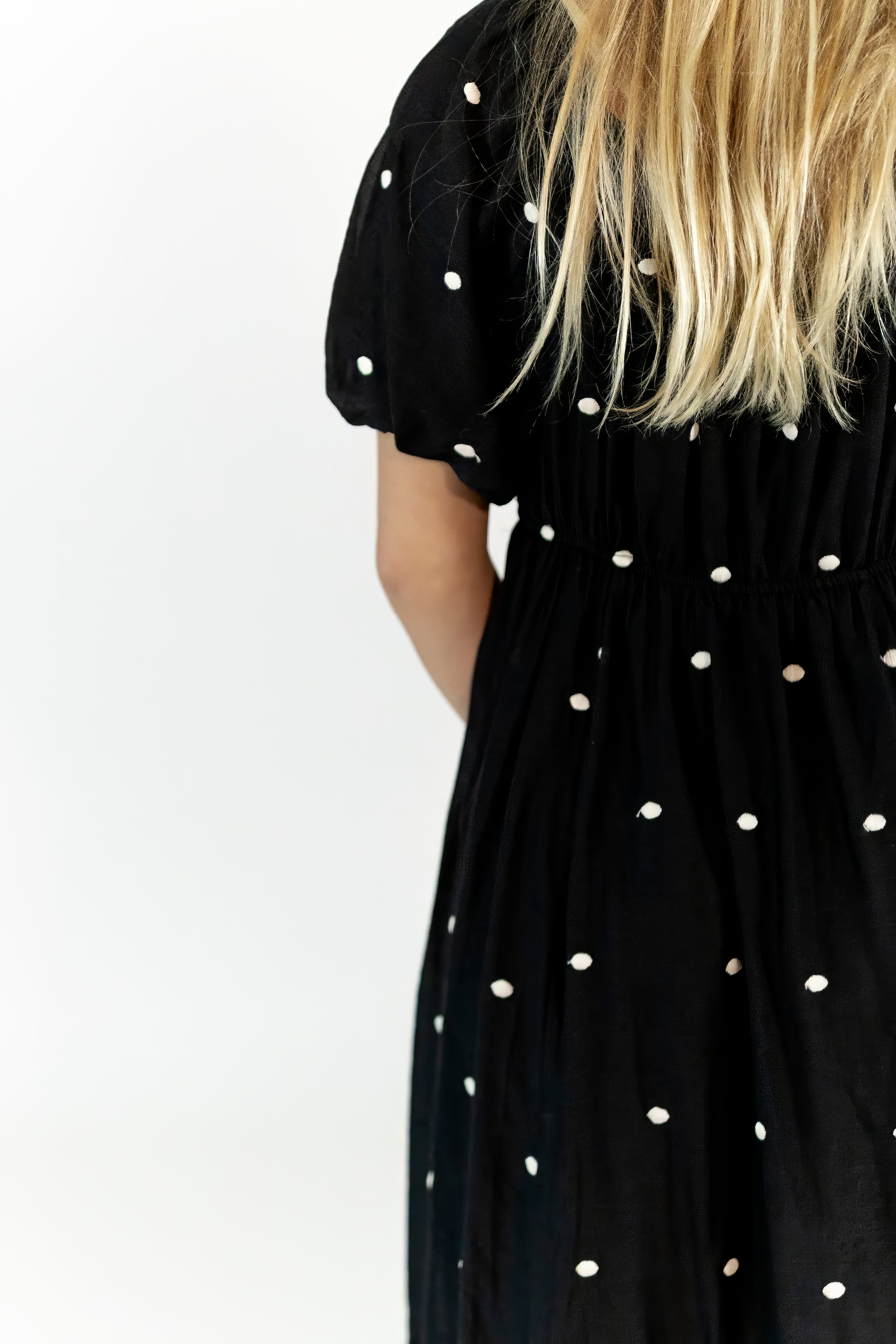 Jolie Polka Dot Midi Dress