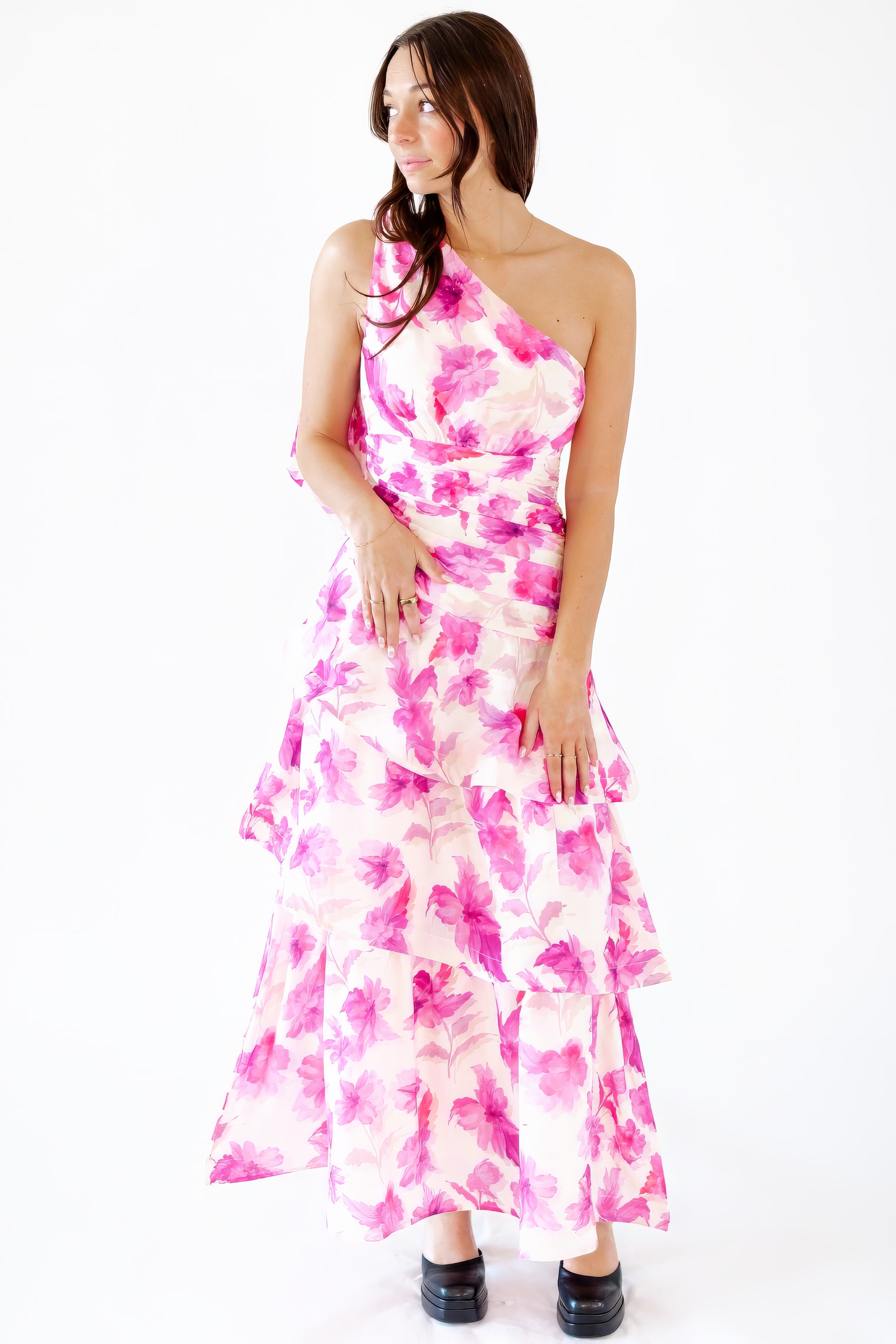 Maison Tiered Maxi Dress