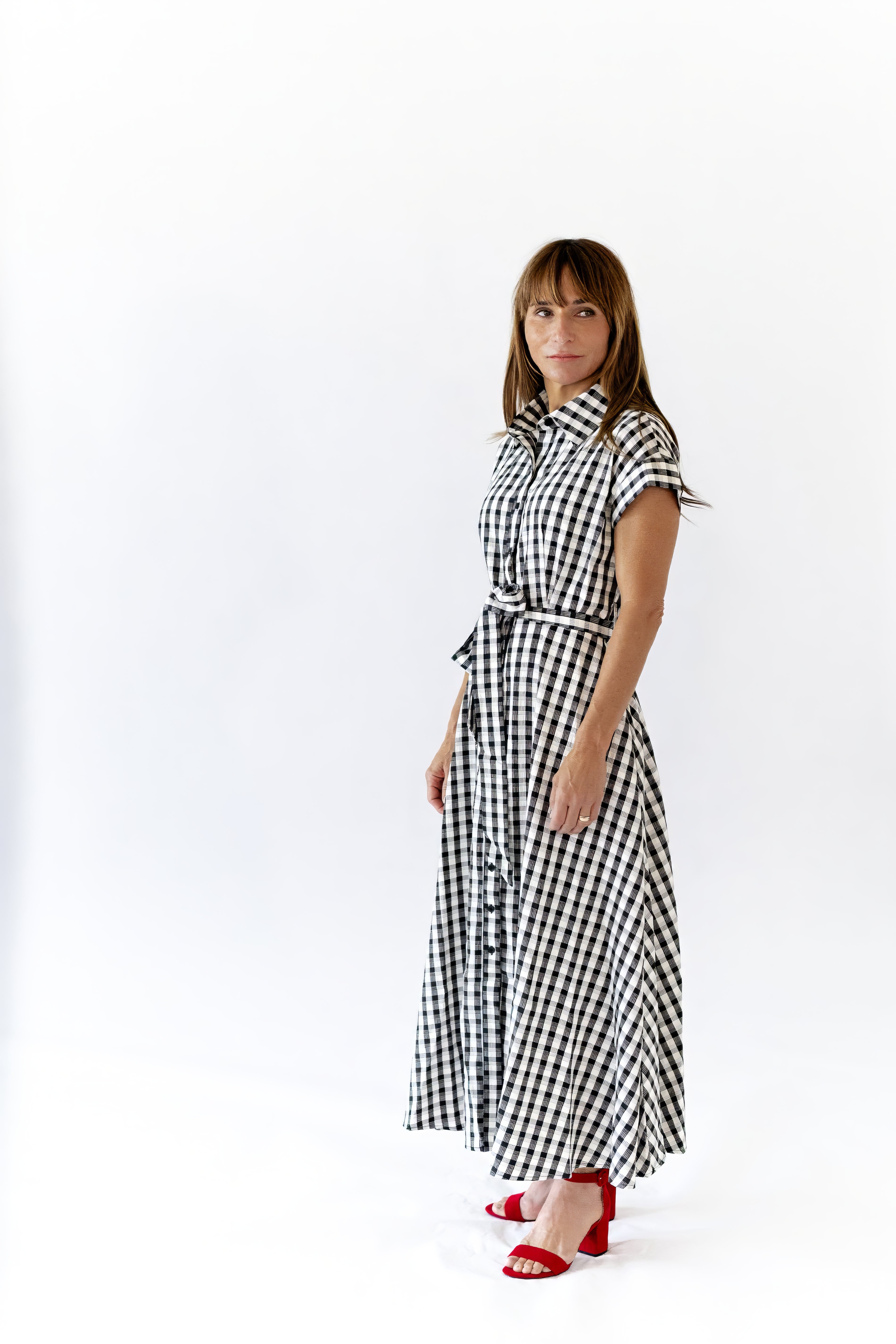 Joan Gingham Tie Waist Dress ⭐︎ Restocked