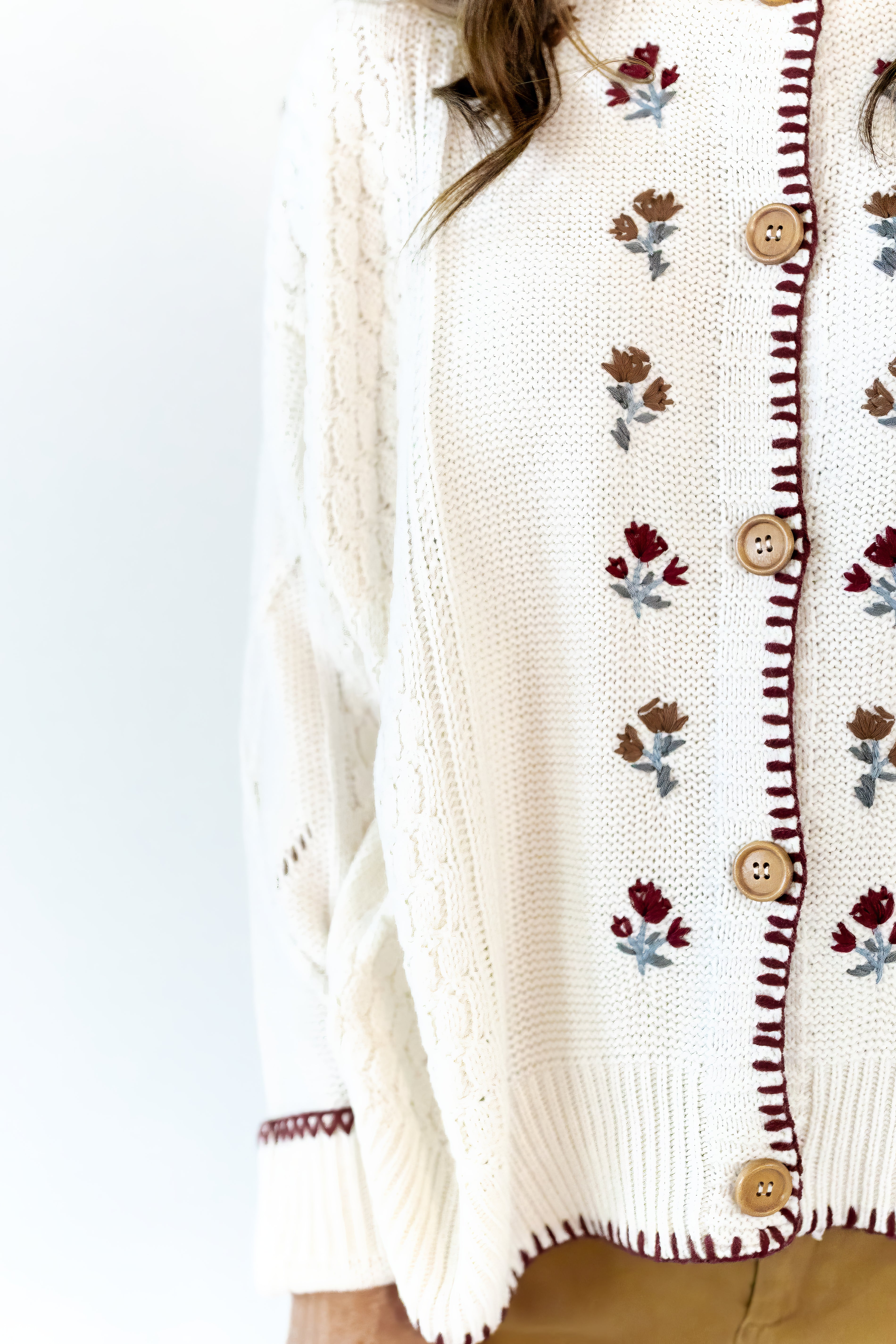 Sandy Embroidered Cardigan