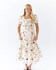 Eleanor Floral Square Neck Dress