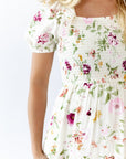 Eleanor Floral Square Neck Dress