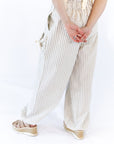 Milene Bow Detail Pants · Cream