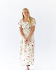 Eleanor Floral Square Neck Dress