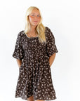 Marli Bubble Sleeve Mini Dress