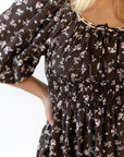 Marli Bubble Sleeve Mini Dress