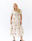 Eleanor Floral Square Neck Dress