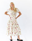 Eleanor Floral Square Neck Dress