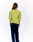 Vail Pom Pom Knit Top · Matcha