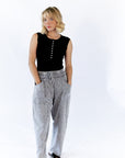 Raven Floral Sweats