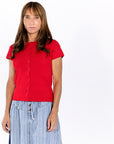 Mara Button Up Top