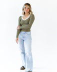 Mirian Lace Trim Top