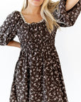 Marli Bubble Sleeve Mini Dress