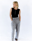 Raven Floral Sweats