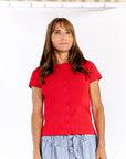 Mara Button Up Top