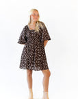 Marli Bubble Sleeve Mini Dress