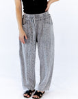 Raven Floral Sweats