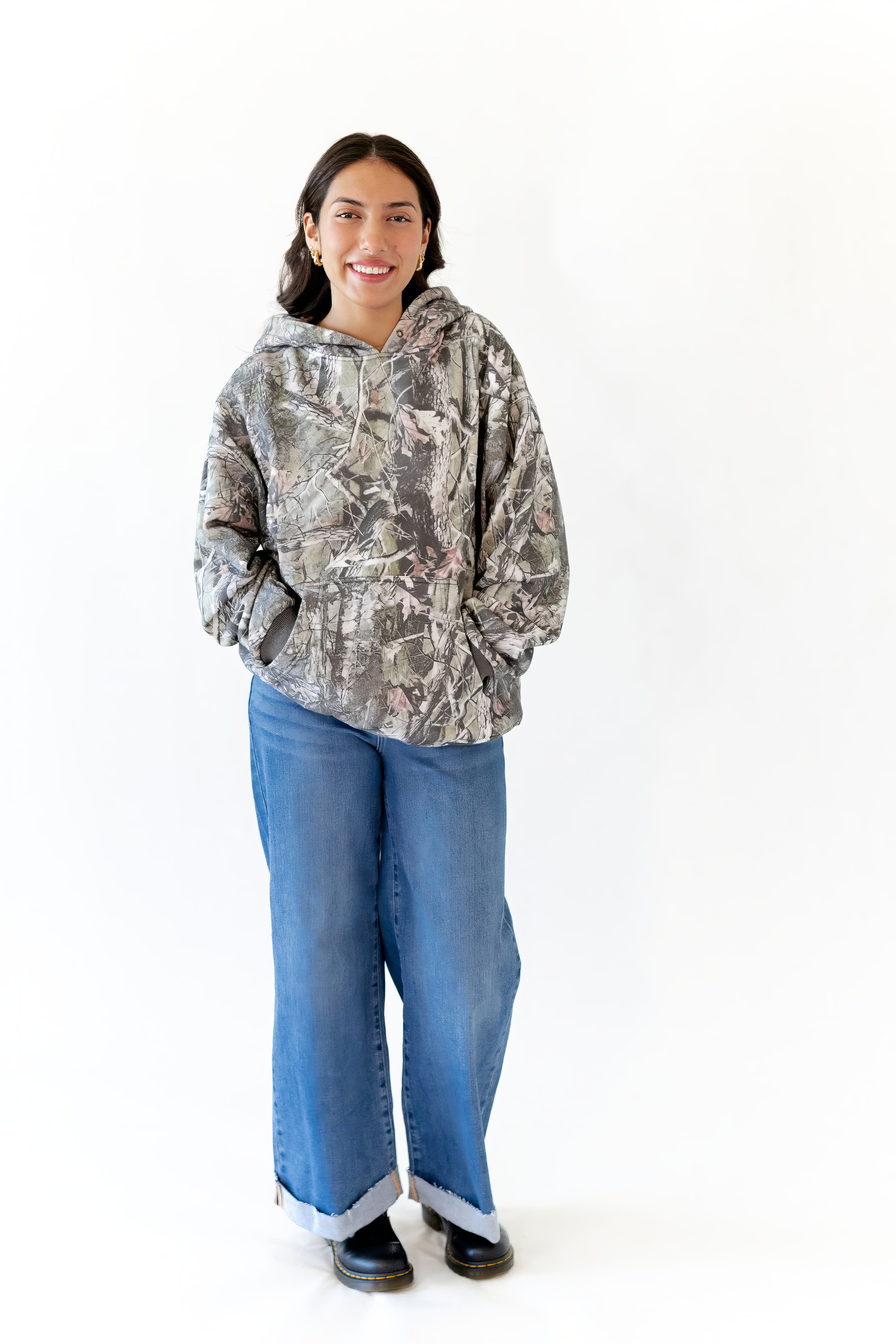 Klee Oversized Camo Hoodie