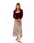 Paisley Handkerchief Skirt