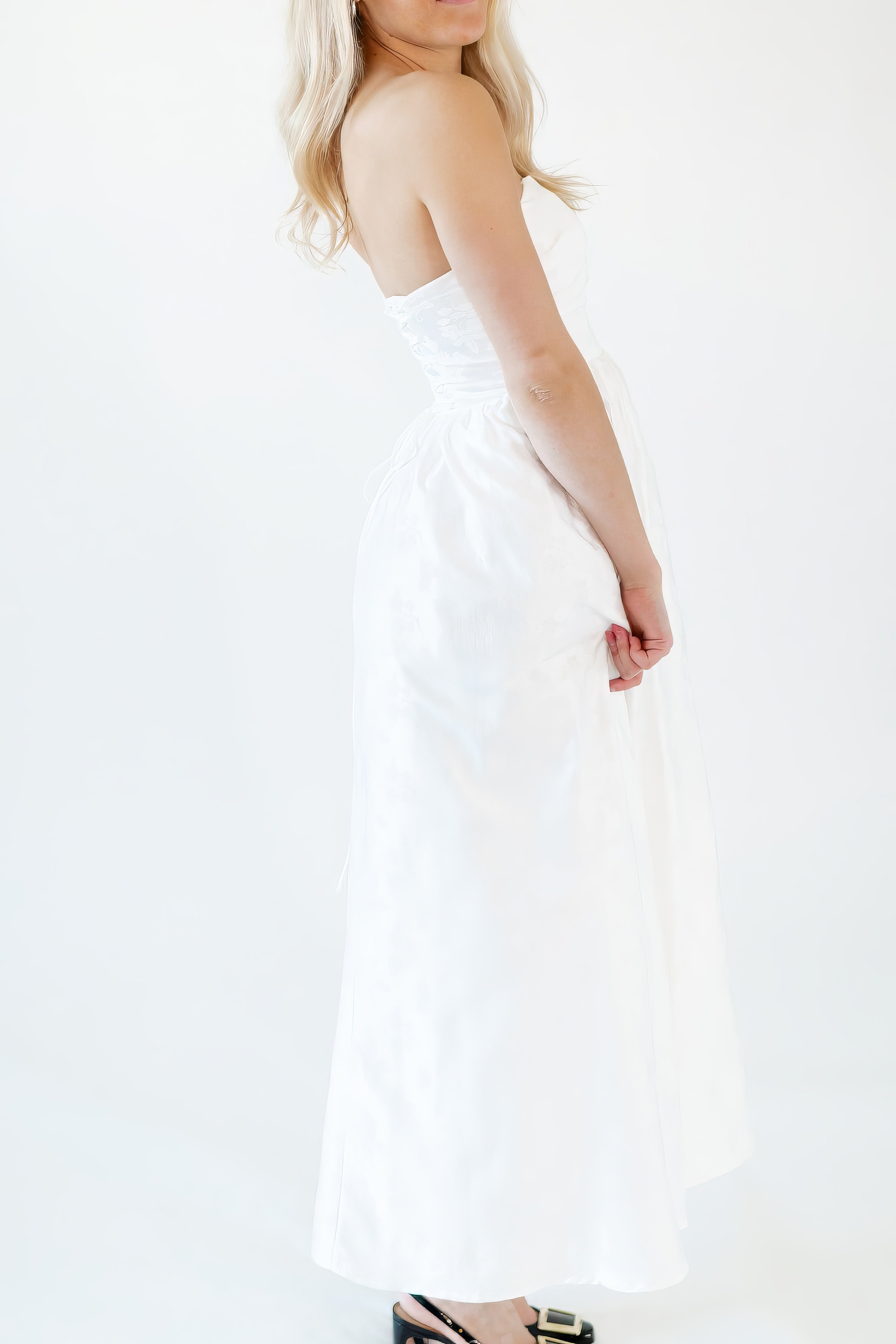 Junie Jacquard Corset Dress – Twirl Boutique