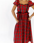 Jacques Plaid Midi Dress