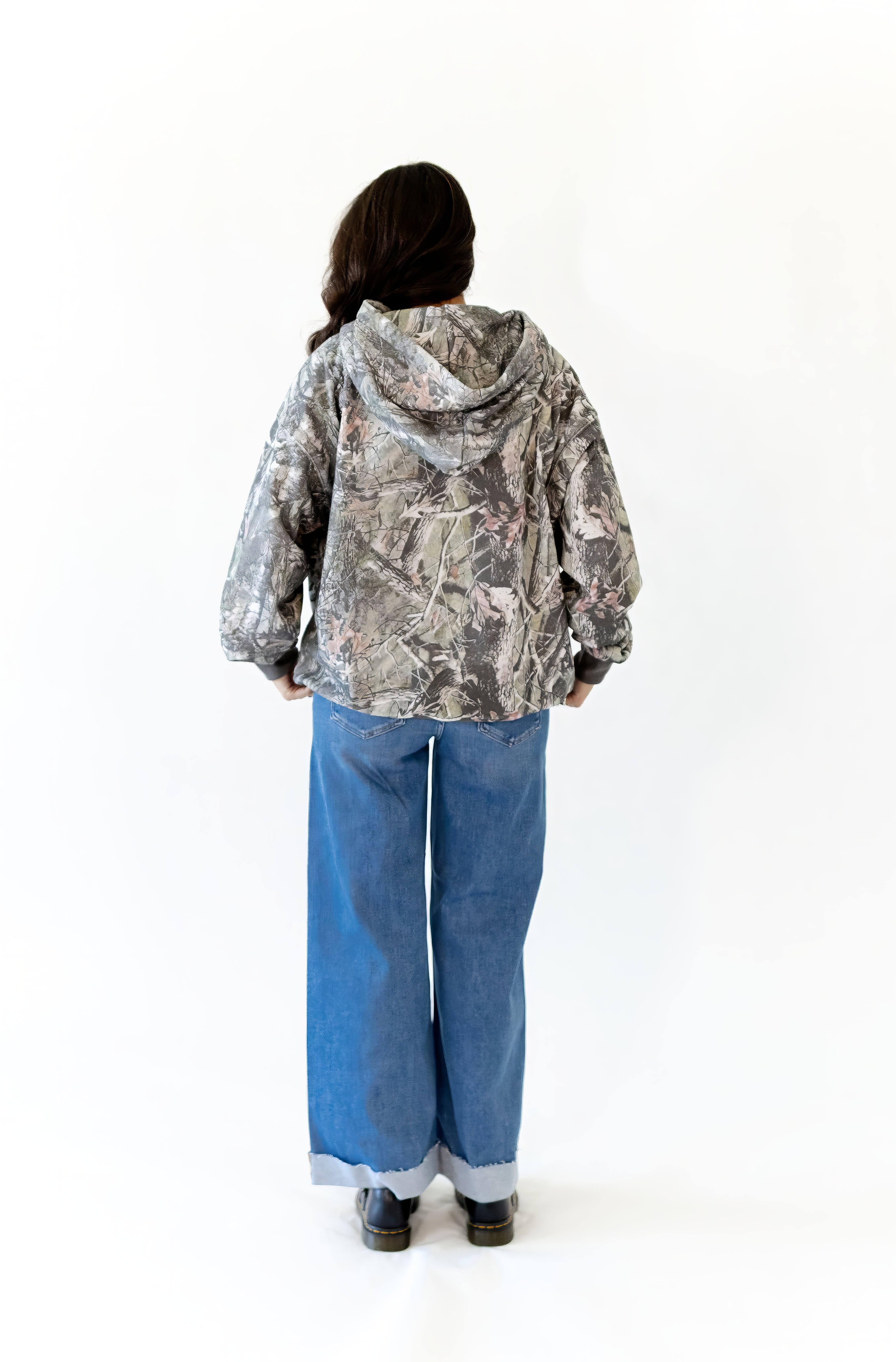 Klee Oversized Camo Hoodie