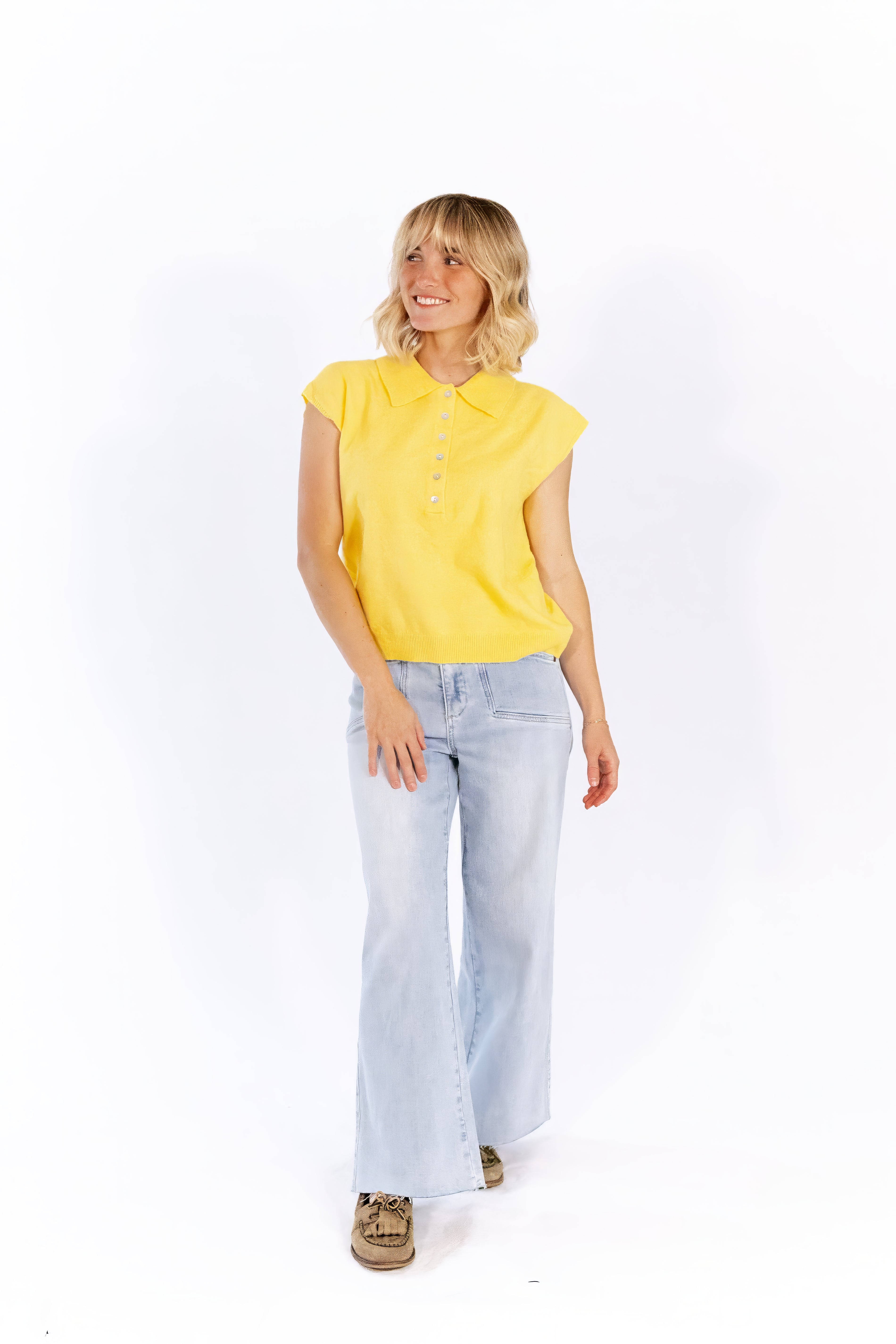 Jocelyne Knit Polo