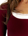Mae Lace Trim Top
