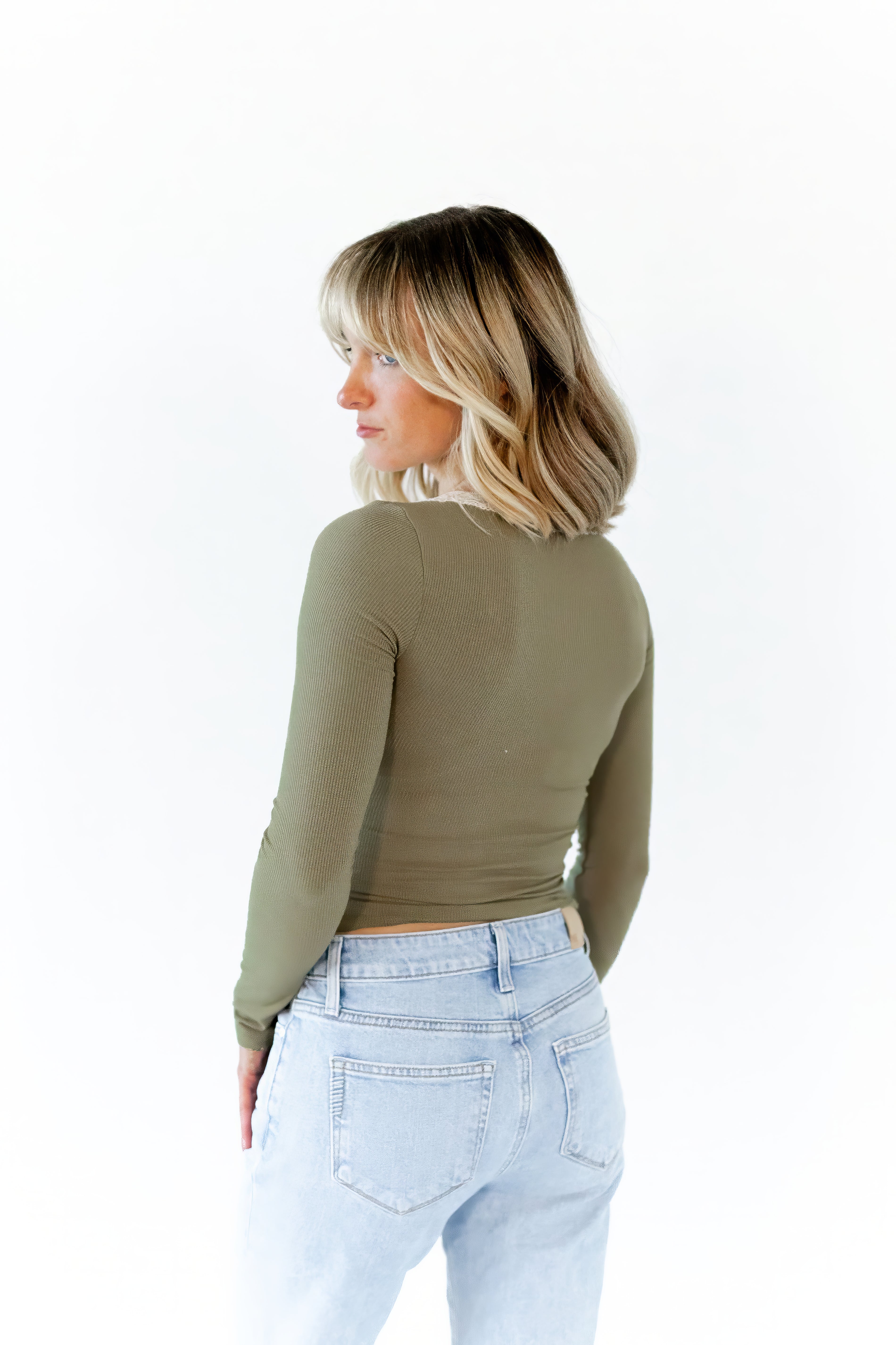 Mirian Lace Trim Top