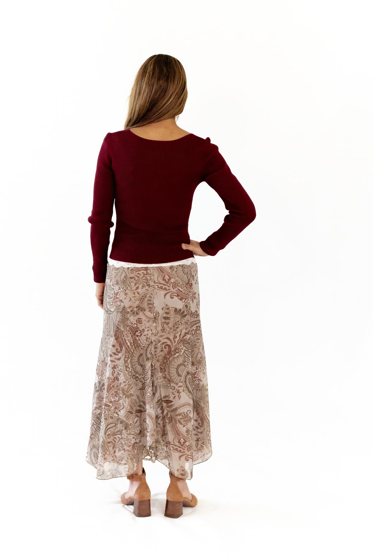 Paisley Handkerchief Skirt