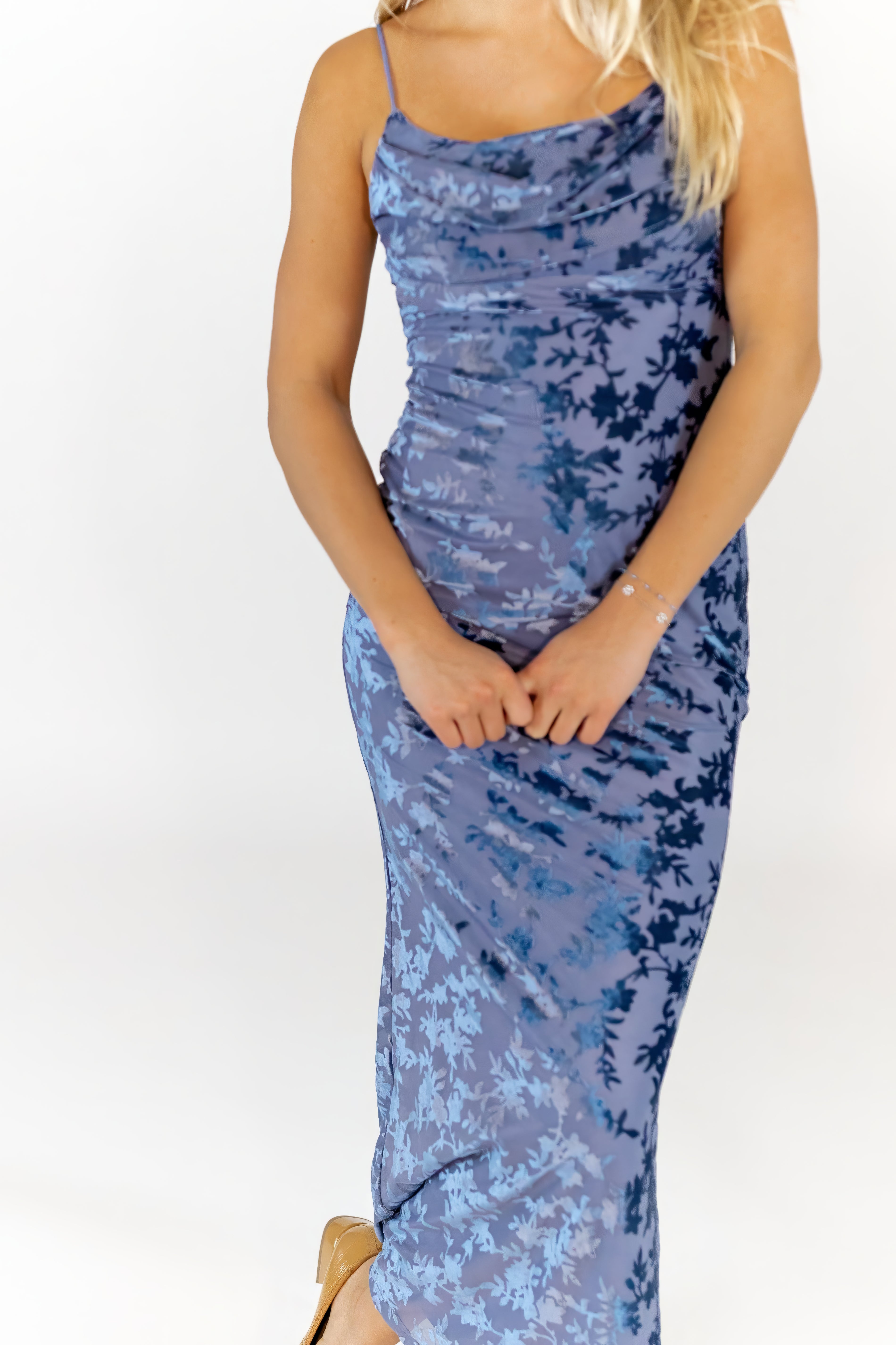 Kamilla Floral Velvet Maxi