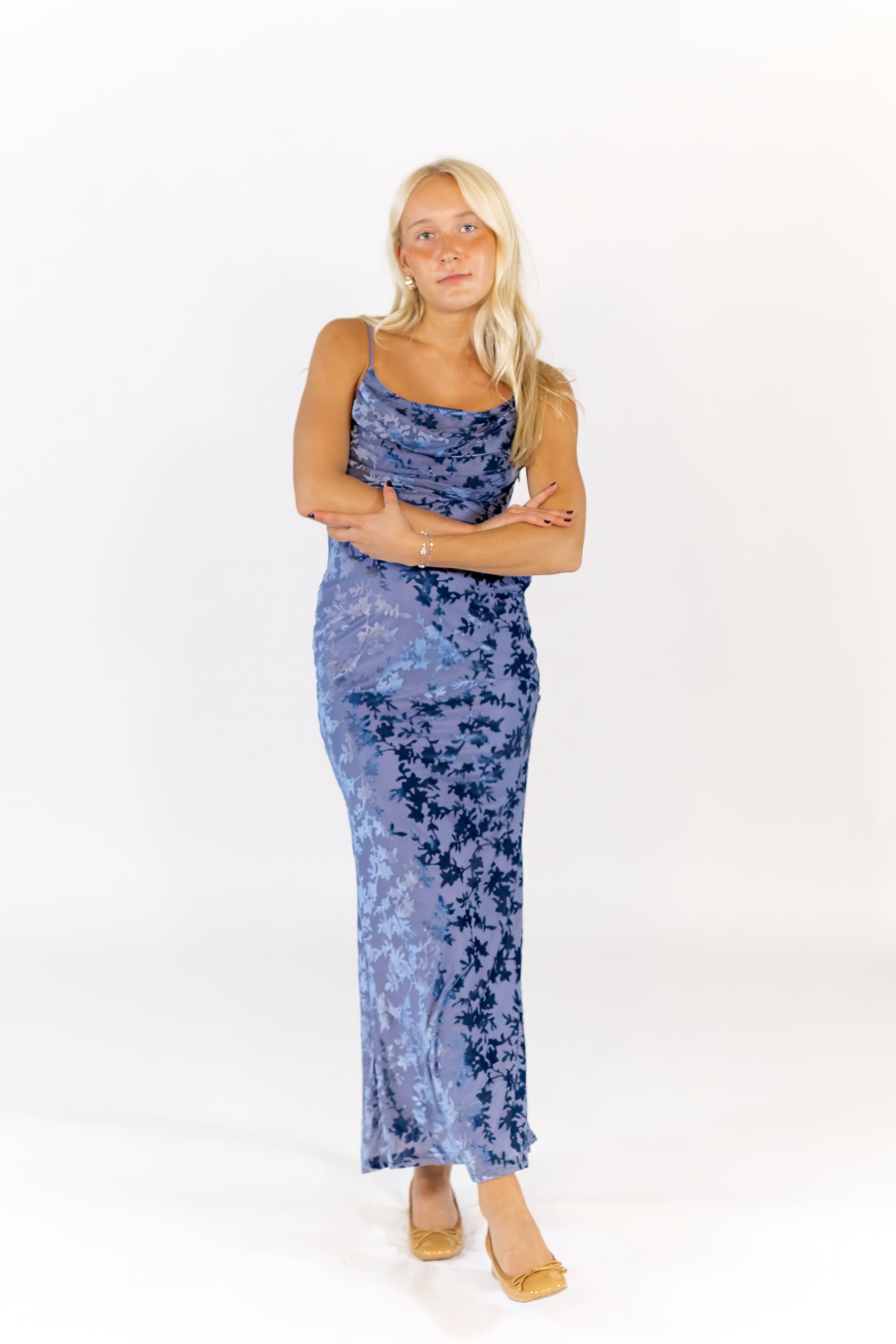Kamilla Floral Velvet Maxi