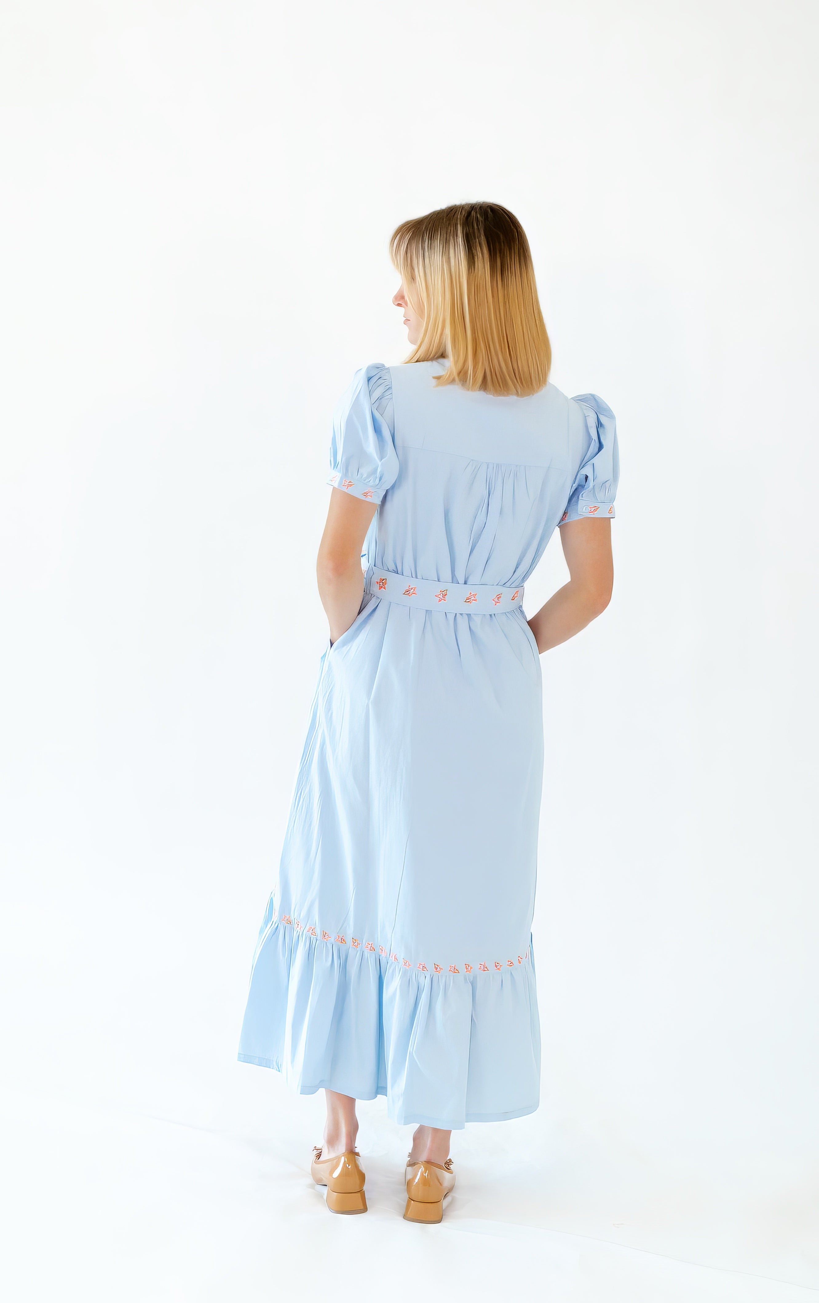 Marley Embroidered Accent Dress