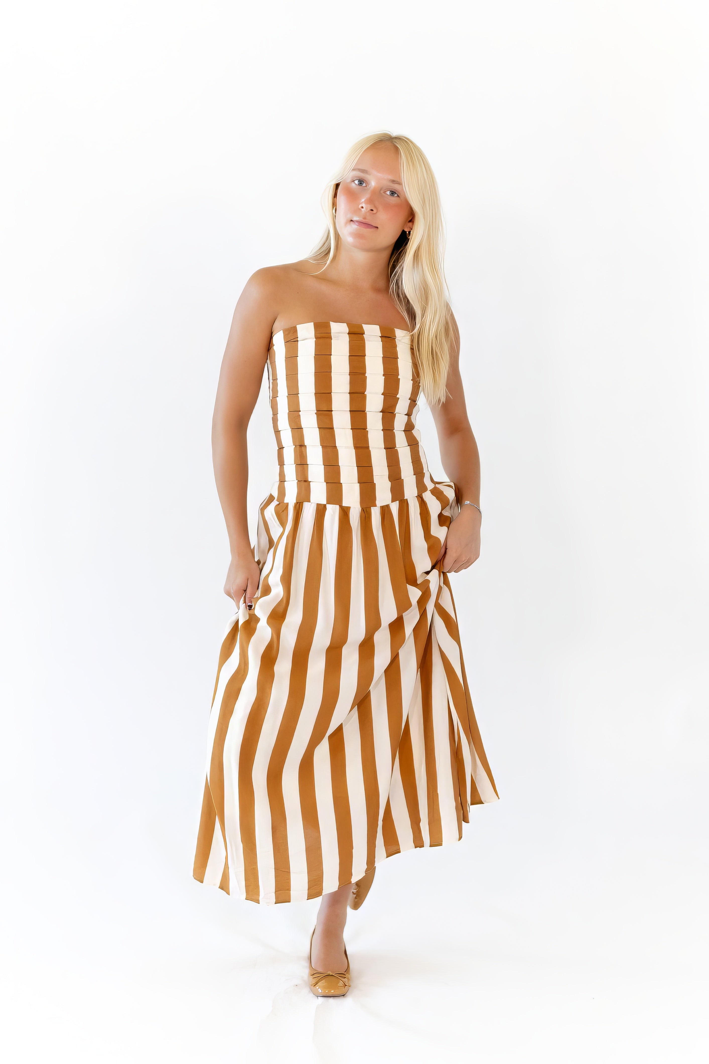 Carter Striped Maxi Dress