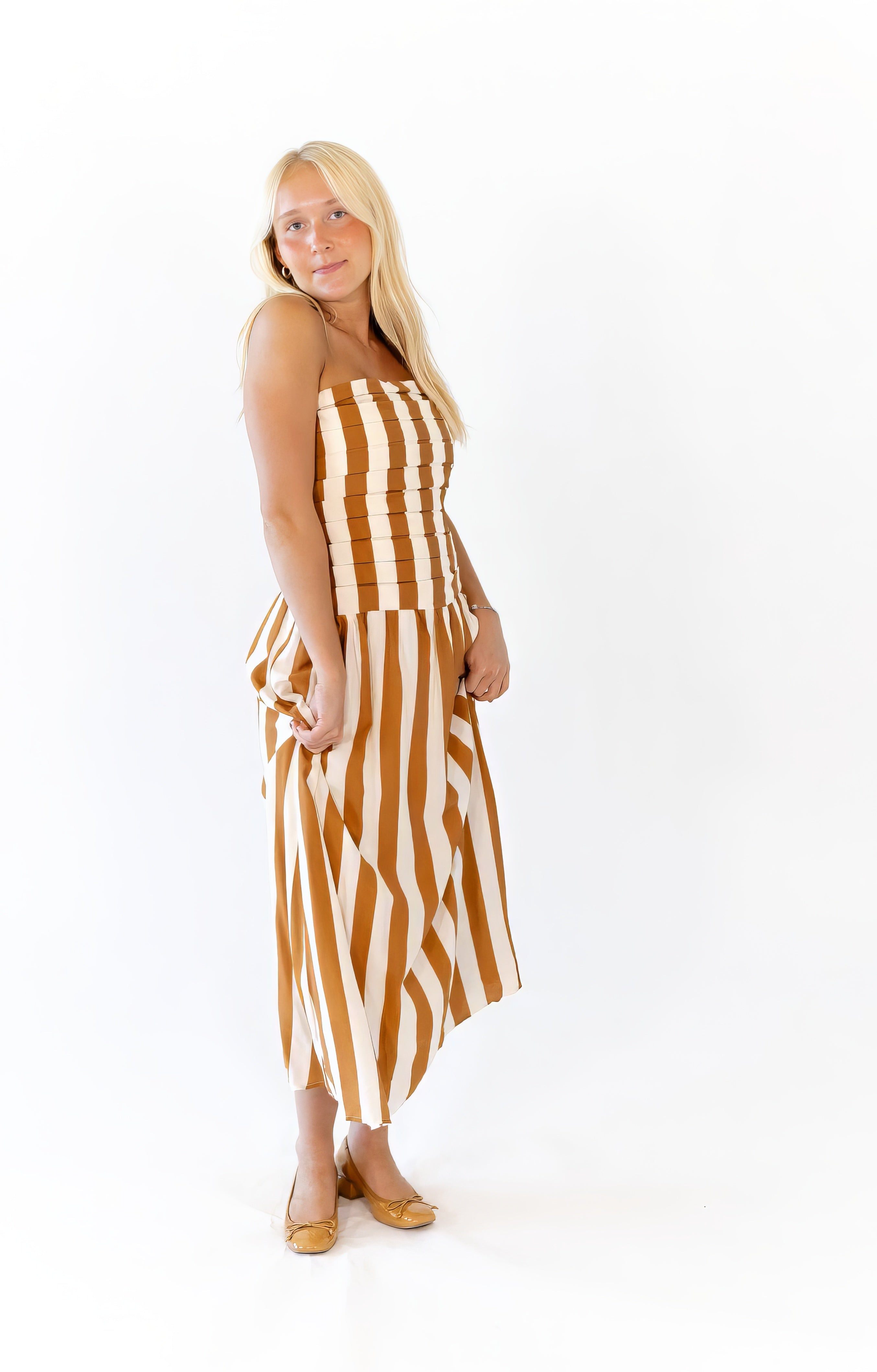 Carter Striped Maxi Dress